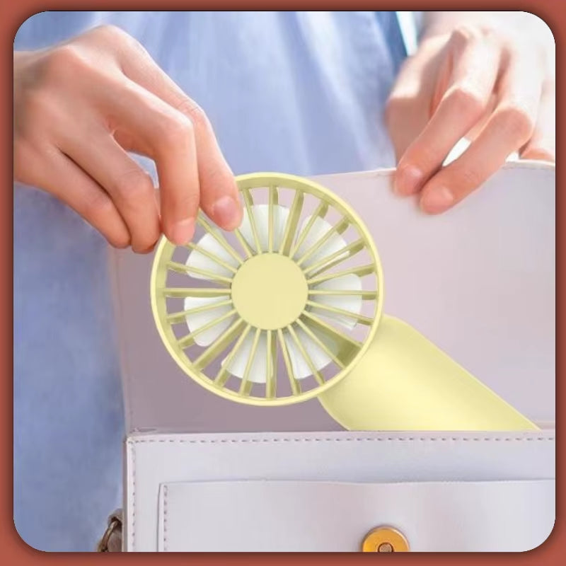 2-In-1 Portable Humidifier&Handheld Fan-Usb Rechargeable Mist Cooling, Mini Fan for Travel/Home/Office (Lightweight,3 Modes）