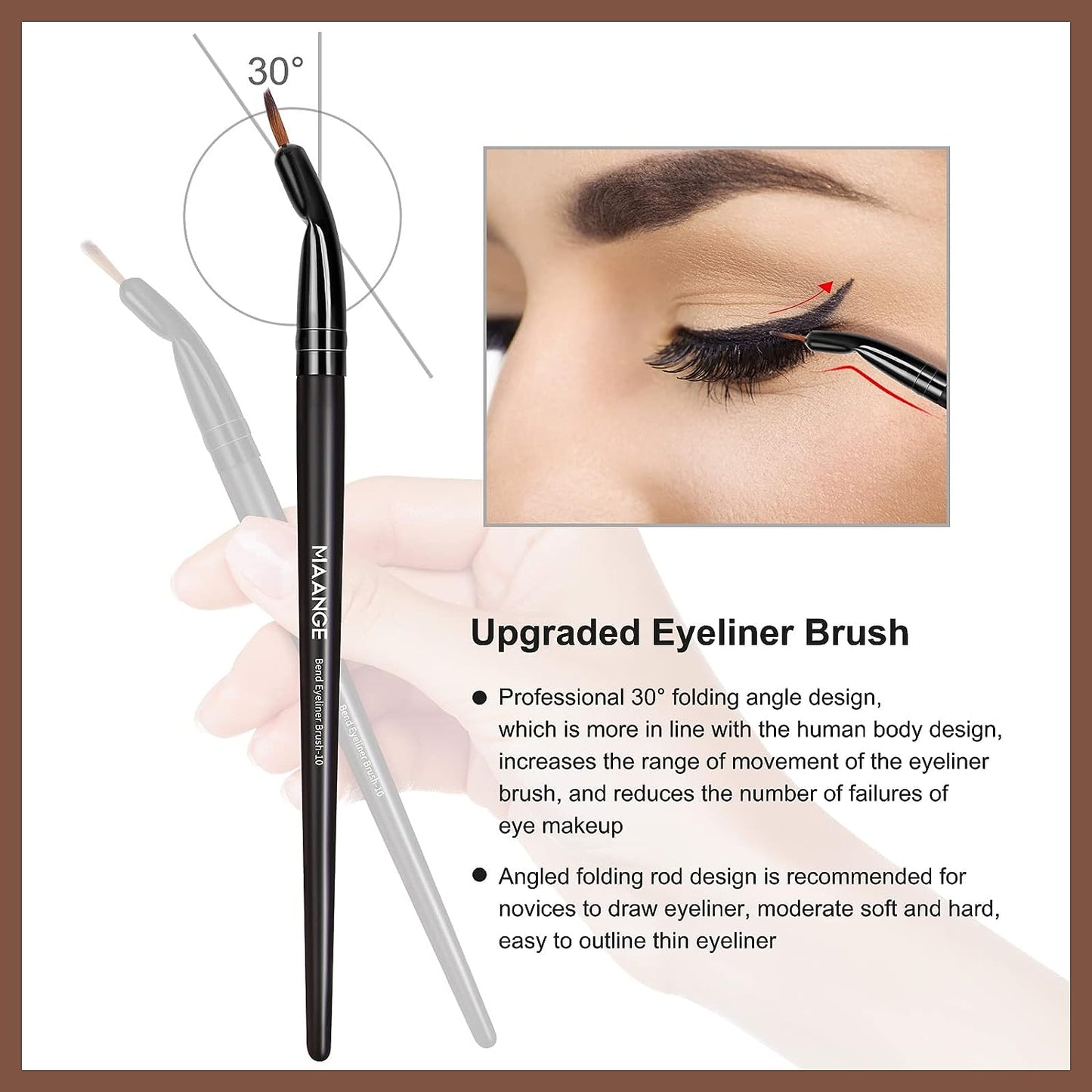 Make up Brushes,  25Pcs Make up Brush Set Foundation Eyeshadow Blush Brush Blending Concealers Face Powder Eye Make up Brushes Set with Gift Box (Black)