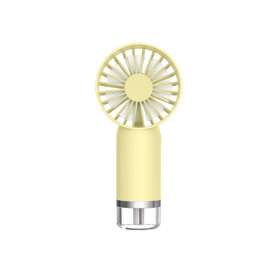 2-In-1 Portable Humidifier&Handheld Fan-Usb Rechargeable Mist Cooling, Mini Fan for Travel/Home/Office (Lightweight,3 Modes）