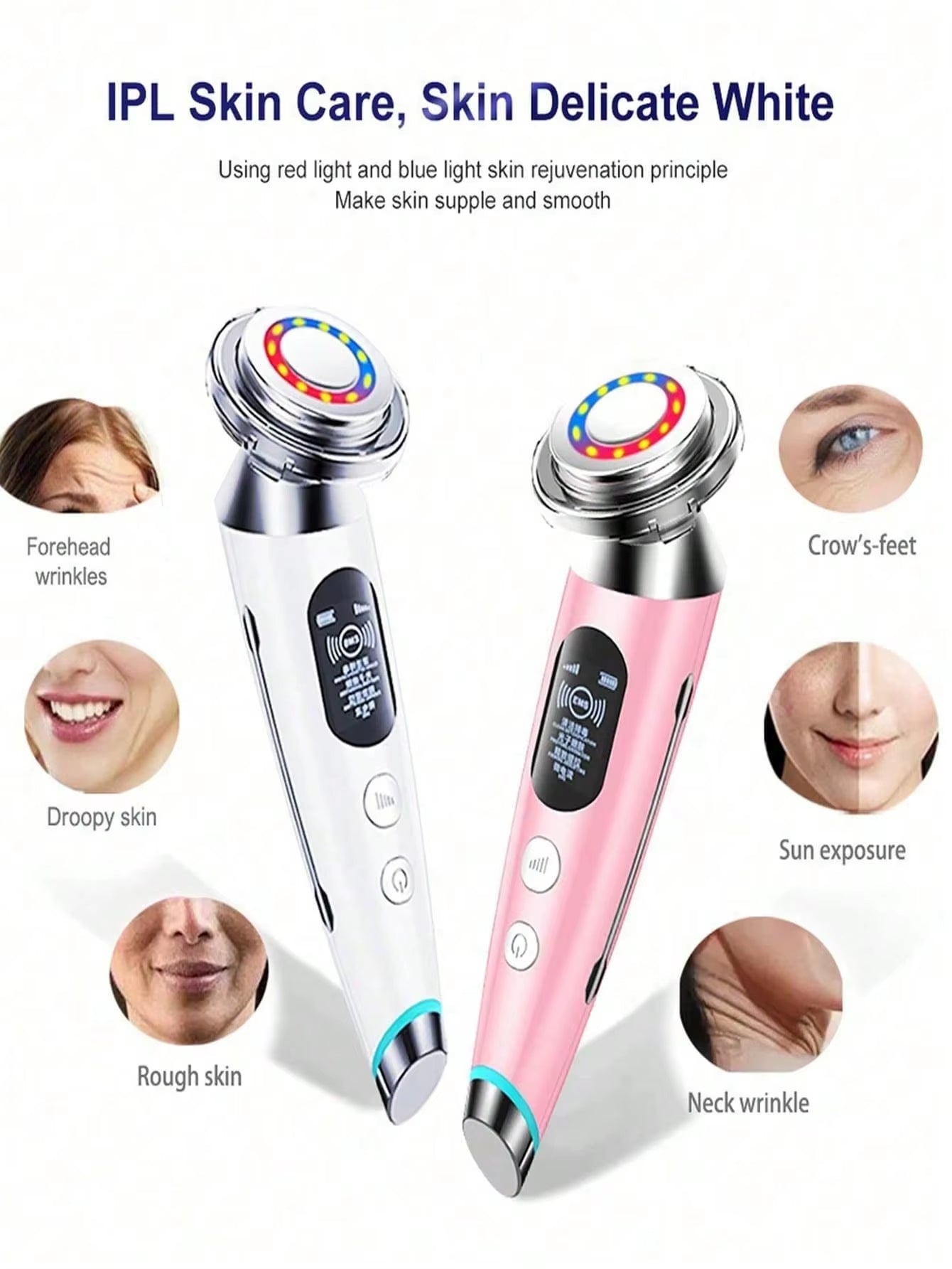 2026 1PC Gezicht Lifting Gezicht Massager Fr Elektroporatie Radio Frequentie Led Photon Huidverzorging Rechargeable